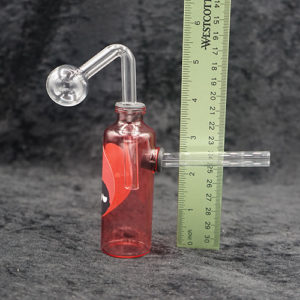 Glass Color Fancy Body Oil Burner Bubbler Pipe 5 inches