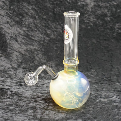Glass Oil Bubbler Color Change 8 inch