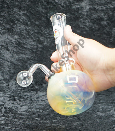 Glass Oil Bubbler Color Change 8 inch