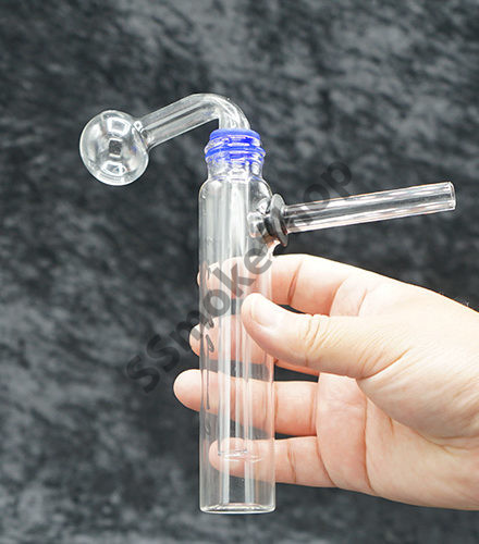 6" Slim Glass Bottle Oil burner bubbler Pipe