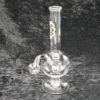 Glass Oil burner bubbler water pipe w/ base 7"