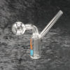One-Piece Glass Oil burner bubbler 3.5" Mini