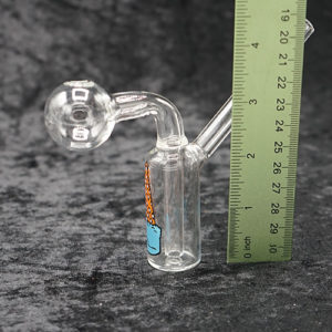 One-Piece Glass Oil burner bubbler 3.5" Mini