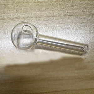 Glass Oil Burner Pipe Clear 2.5 inches big head