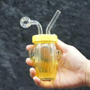 Thick Glass Bottle color Oil Burner bubbler