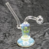 One-Piece color change Glass mini bubbler