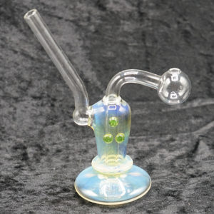 One-Piece color change Glass mini bubbler