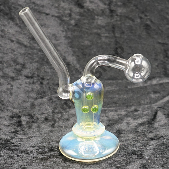 One-Piece color change Glass mini bubbler