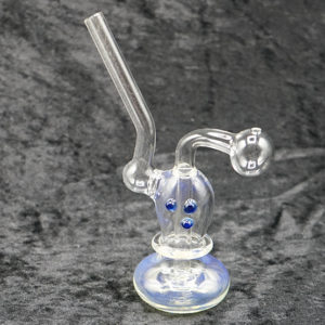 One-Piece color change Glass mini bubbler