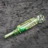 Glass Oil Burner Pipe Color Glycerin art Design 4 inches