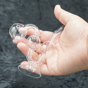 Mini Glass Oil Burner Pipe Water Dog 3.5 inches