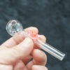 Glass Oil Burner Pipe Cute Turtle design 4 inches